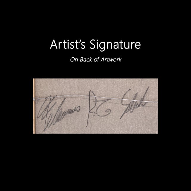 Intesa 1 - Abstract Vibrant Colorful Geometric Art on Canvas Original Artwork by Federico Pinto Schmid For Sale - Image 9 of 9