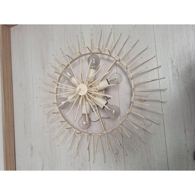 Murano Glass Chandelier by Ludovico Diaz De Santillana for Venini For Sale - Image 10 of 12