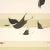Contemporary Schumacher x Peg Noriss Flying West Wallpaper In Green For Sale - Image 3 of 6