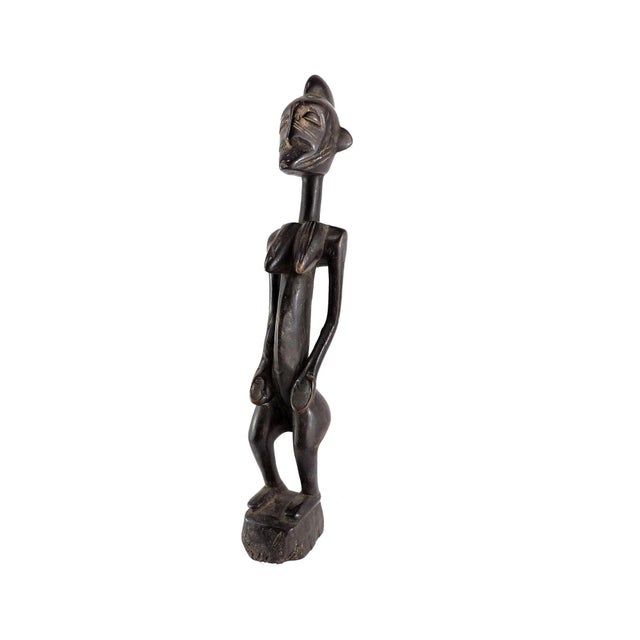 African Early 20th Century Senufo Female Figure Côte d'Ivoire For Sale - Image 3 of 4
