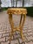Wood 1980s French Louis XVI Gold Beech Marble Side Tables - Pair of 2 Pc For Sale - Image 7 of 9