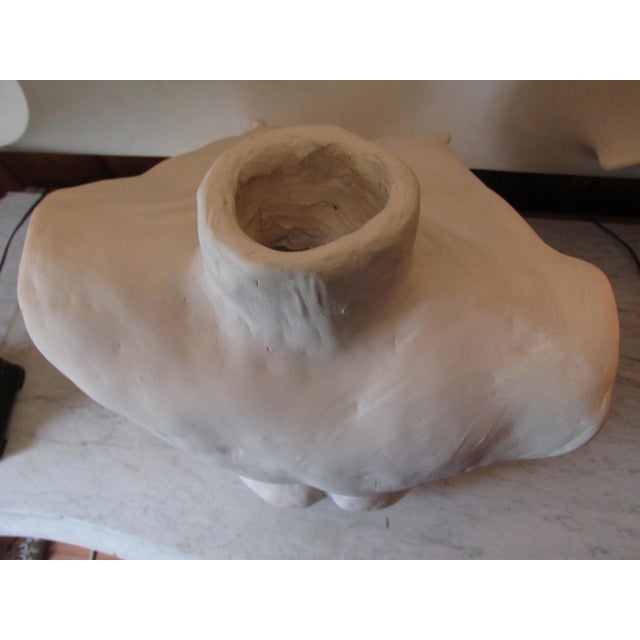 Large Vintage Plaster Figure of Nude Fertility Goddess For Sale - Image 9 of 12