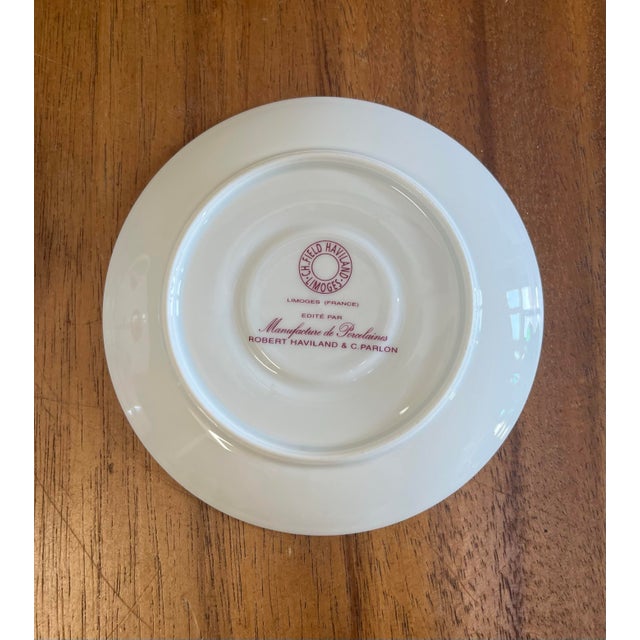 Taj Mahal Luxury Limoges Tea / Coffee Cup and Saucer Porcelain Set For Sale - Image 9 of 9