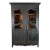 19th Century Napoleon III Painted Armoire, Glass Doors, French Design For Sale