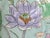Turquoise Vintage Late 20th Century Pastel Waterlily Chinoiserie Vase For Sale - Image 8 of 10