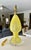Single Murano Matte Yellow Table Lamp For Sale - Image 11 of 11