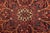 Heriz Rug 8’5” X 10’9” Red Wool Vintage Traditional Hand-Knotted Oriental Carpet For Sale In Philadelphia - Image 6 of 15
