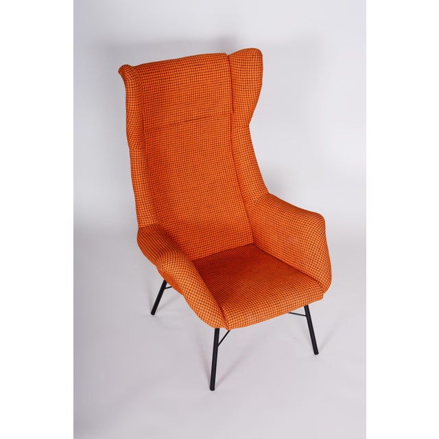 Mid-Century Armchairs attributed to Miroslav Navrátil, Czech, 1960, Set of 2 For Sale - Image 6 of 9
