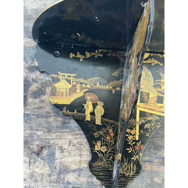 Mid 20th Century Vintage Asian Chinoiserie Folding Bracket For Sale - Image 5 of 8