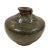 Chinese Early 20 Century Vintage Chinese Dark Green Glaze Pottery Vase/Liquor Bottle For Sale - Image 3 of 8
