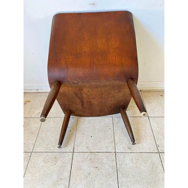 Mid 20th Century Mid Century Scoop Green Vinyl Lounge Chair by Carter Brothers For Sale In Washington DC - Image 6 of 9