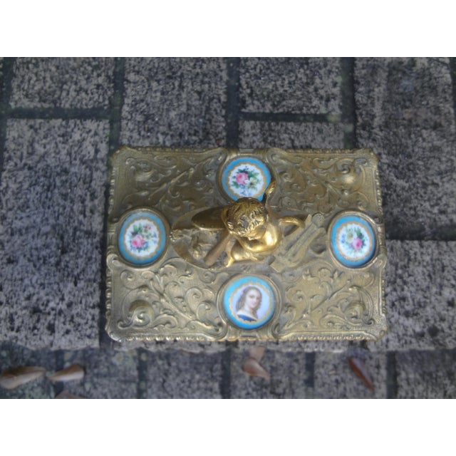 French 19th Century French Louis XV Style Bronze Box For Sale - Image 3 of 4