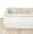 Neoclassical Antique White Marble Carved Classical Rectangular Basin For Sale - Image 3 of 12