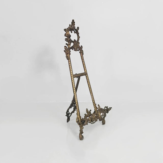 Baroque Italian Baroque-Style Bronze Table Bookstand, 1950s For Sale - Image 3 of 18