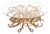 Vintage Gilt Metal Coffee Table by Hans Kogl, 1960 For Sale