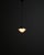 Mid-Century Finnish Glass & Chrome 1612 Pendant from Taito, Finland, 1940s For Sale - Image 5 of 6