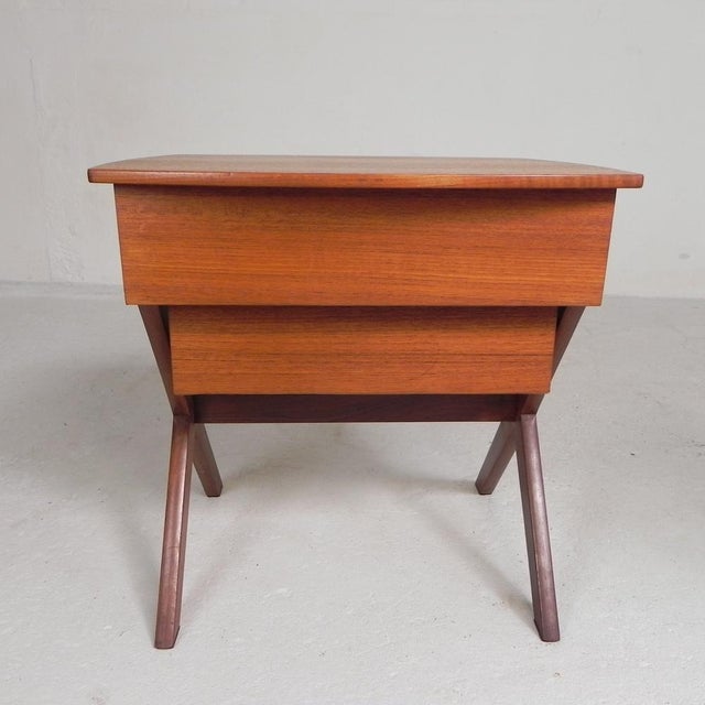 Brown Small Chest of 2 Drawers from O.M.F. 1960s For Sale - Image 8 of 18