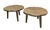 Pair of Vintage Hollywood Regency Cast Metal Organic Tree Slice Style Side Tables For Sale In West Palm - Image 6 of 12