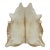 Rug & Kilim’s Contemporary Cowhide Rug in Warm Beige & Brown Accents For Sale