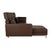 Animal Skin Moule Leather Corner Sofa in Brown from Brühl For Sale - Image 7 of 11