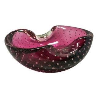 Vintage Italian Ashtray by Flavio Poli for Seguso, 1960s For Sale