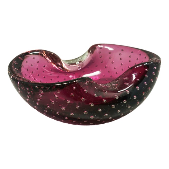 Vintage Italian Ashtray by Flavio Poli for Seguso, 1960s For Sale
