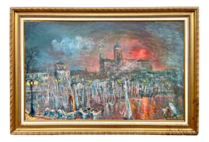 Raffy Le Persan, The Port of Saint Raphaël, 2003, Oil on Wood