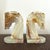 A truly stunning pair of horsehead bookends. Stylized features - note carving at the mane and mouth of both pieces - speak...