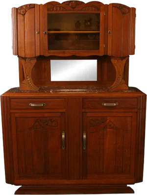 1920 Buffet Art Deco/MidCentury Modern Carved