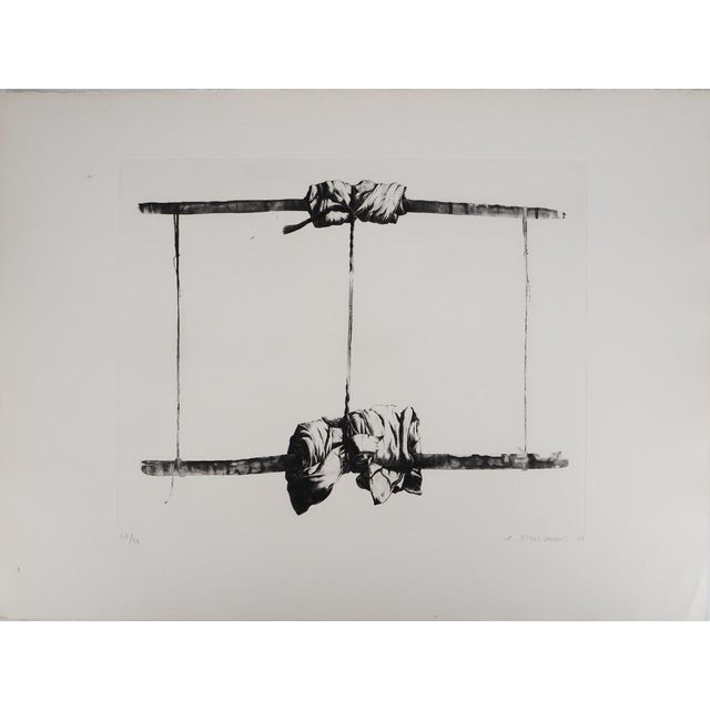 Titus-carmel, Arrangement of Apparatus and Symmetry, 1977, Drypoint For Sale - Image 9 of 9