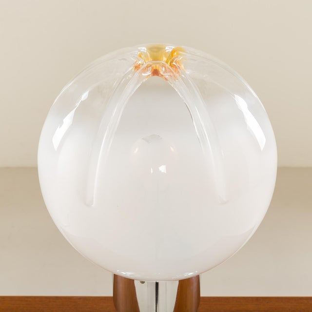1970s Space Age Table Lamp from Av Mazzega, Italy, 1970s For Sale - Image 5 of 6