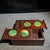 Art Deco Vintage Huali Wood Double-Drawer Jewelry Box With Carved Green Jade Discs For Sale - Image 3 of 9
