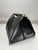 Black Leather and Brass Dimensionefuoco Firewood Sack by Afra & Tobia Scarpa, Italy, 1980s For Sale - Image 8 of 11