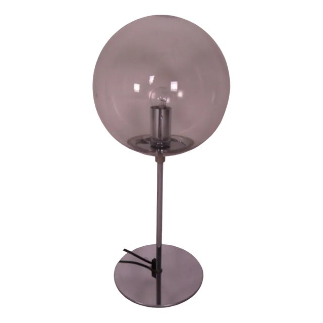 Vintage Chrome Table Lamp, 1960s For Sale