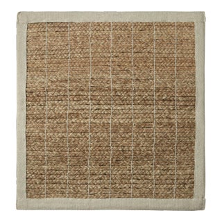 Rug & Kilim Natural Textured Braided Mat Rug, 12' x 12' For Sale
