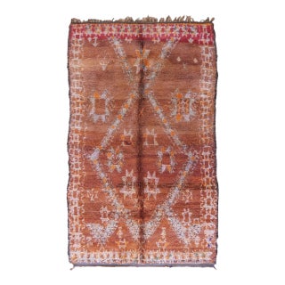 1980s Collectible Moroccan Wool Rug - 10.3 X 6.1 Ft For Sale