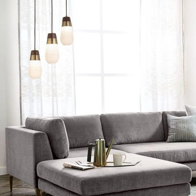 Create captivating conversation with the Sunset three-light pendant lamp. Infuse your dining room or seating area with a...