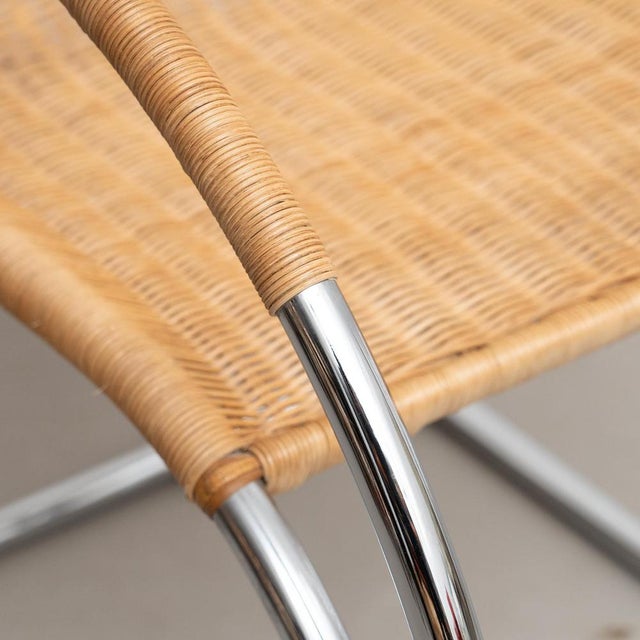 Bauhaus Weissenhof MR20 Armchair attributed to Ludwig Mies Van Der Rohe, 1970s For Sale - Image 10 of 16