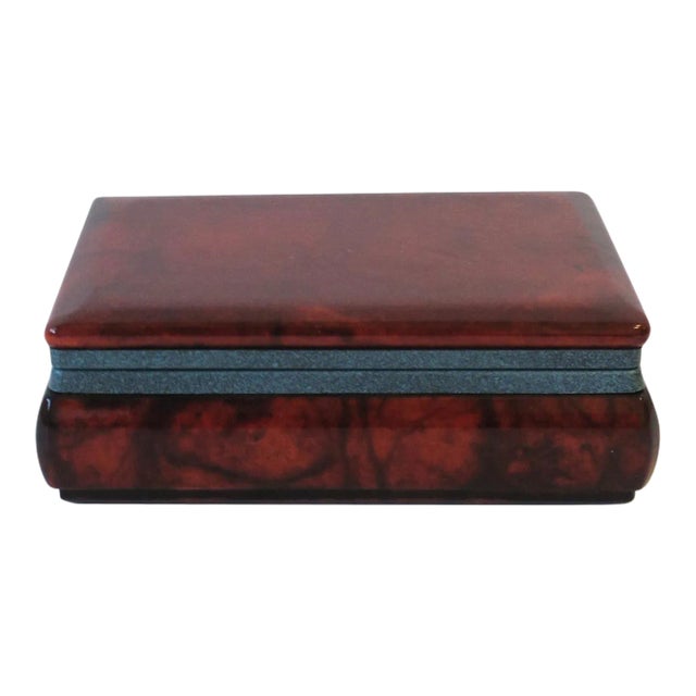 Italian Alabaster Marble Jewelry Box For Sale