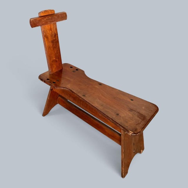 Handmade Oak Artist's Easel Bench For Sale - Image 3 of 8