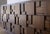 Wood MCM Lane Brutalist Staccato Lowboy Dresser & Mirror Set For Sale - Image 7 of 18