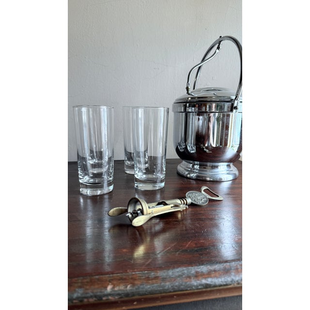 1980s Vintage, 1980s Scandinavian-Style Highball Glasses/Tumblers, Set of 4 For Sale - Image 5 of 8