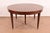 Baker Furniture Style Federal Inlaid Mahogany Extension Dining Table With Six Leaves, Newly Refinished For Sale - Image 16 of 16