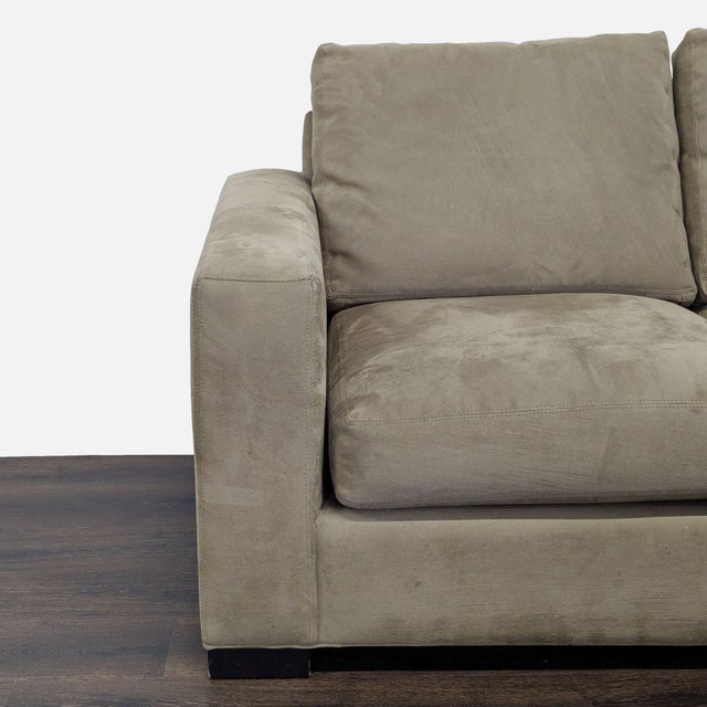 Textile Room & Board Sectional Sofa – Spacious and Comfortable For Sale - Image 7 of 11