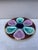 English Victorian Majolica oyster plate, circa 1890.