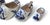 Delft Misc Collection of 5 Vintage Blue & White Delft Pottery Shoe Ashtrays For Sale - Image 4 of 9