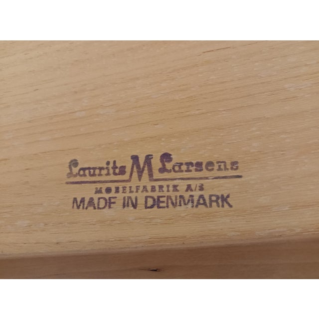 Wood Mid-Century Danish Cherry Coffee Table by Lauritz Larsen, 1970s For Sale - Image 7 of 9