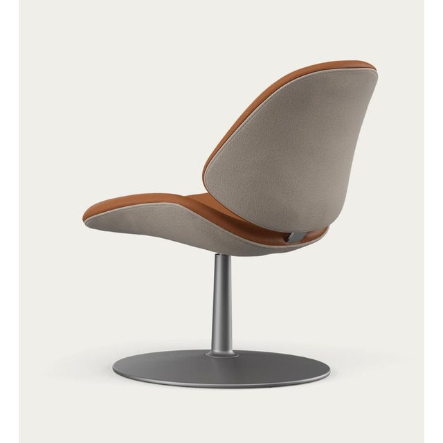 Salto and sigsgaard council family lounge chair legs: graphite , duo upholstery: front: prestige cognac + back: steelcut...