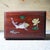Brown Vintage Chinese Rosewood Mother‑of‑Pearl Inlay Jewelry Box, Koi Lotus Motif Storage Casket For Sale - Image 8 of 9