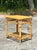 Late 20th Century Vintage Coastal Woven Rattan Side Table For Sale - Image 5 of 7